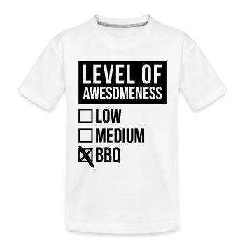 Grillen - Kinder Premium Bio T-Shirt - Weiß - Vorne