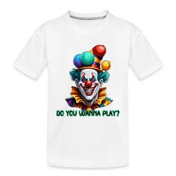 Clown / Circus / Carnival / Carnival / Playful - Kids' Premium Organic T-Shirt - white - Front