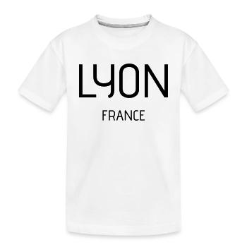 Lyon - T-shirt bio Premium Enfant - blanc - Devant