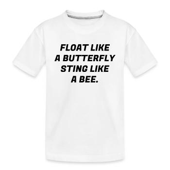 Boxing - Boxer - Boxe - Boxen - Ali - Fighter - Kids' Premium Organic T-Shirt - white - Front