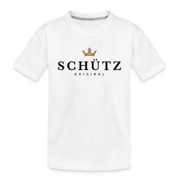 Schütz - Kinder Premium Bio T-Shirt - Weiß - Vorne