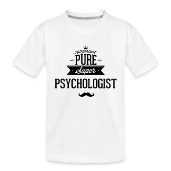 100 percent pure super Psychologe - T-shirt bio Premium Enfant - blanc - Devant