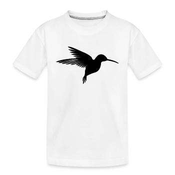silhouette Colibri - T-shirt bio Premium Enfant - blanc - Devant