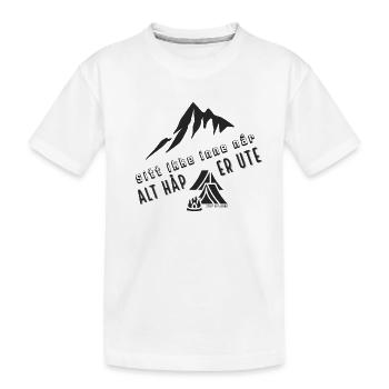 Sitzen Sie nicht drinnen, wenn alle Hoffnung draußen ist - Kinder Premium Bio T-Shirt - Weiß - Vorne