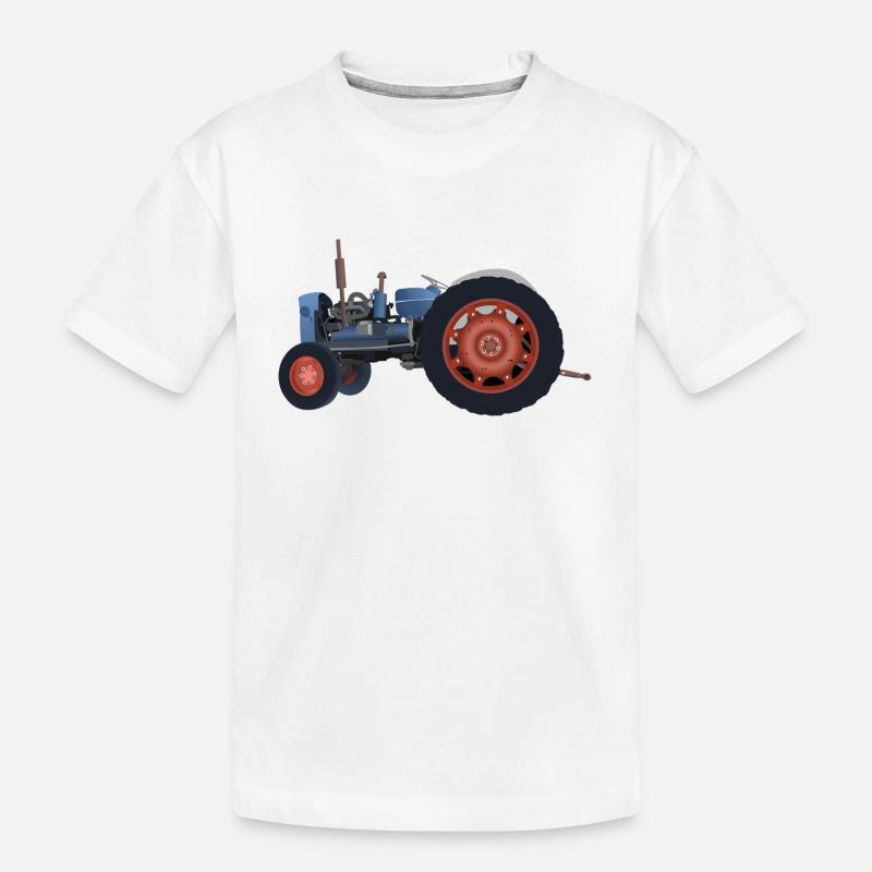 Traktor - Kinder Premium Bio T-Shirt - Weiß