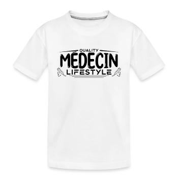 médecin Quality Médecin Lifestyle Médecine - T-shirt bio Premium Enfant - blanc - Devant