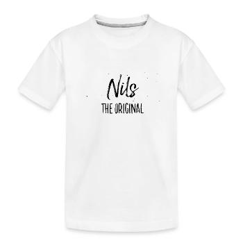 Nils - Kinder Premium Bio T-Shirt - Weiß - Vorne