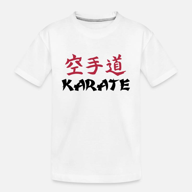 Karate - Kinder Premium Bio T-Shirt - Weiß