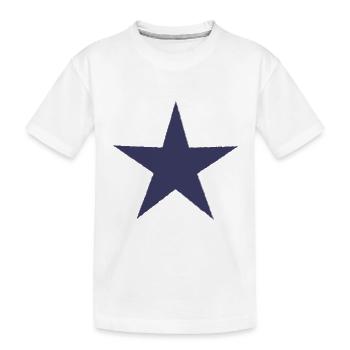 ETOILE. STAR. ETOILES. FÊTE. ANNIVERSAIRE. NOËL. - T-shirt bio Premium Enfant - blanc - Devant
