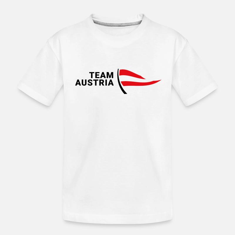 Team Austria - Kinder Premium Bio T-Shirt - Weiß