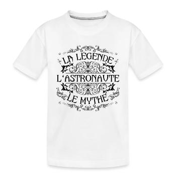 Astronaute | la legende Astronaute le mythe - T-shirt bio Premium Enfant - blanc - Devant