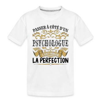 Psychologue | le Meilleur cadeau Psychologue - T-shirt bio Premium Enfant - blanc - Devant