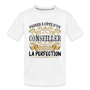 Conseiller | le Meilleur cadeau Conseiller - T-shirt bio Premium Enfant - blanc - Devant