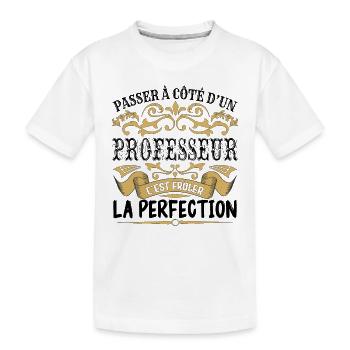 Professeur | le Meilleur cadeau Professeur - T-shirt bio Premium Enfant - blanc - Devant