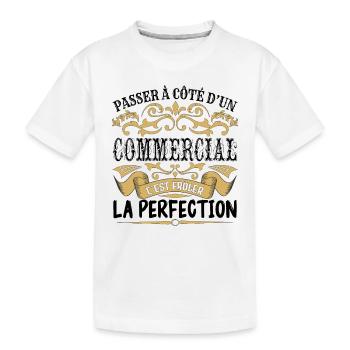 Commercial | le Meilleur cadeau Commercial - T-shirt bio Premium Enfant - blanc - Devant