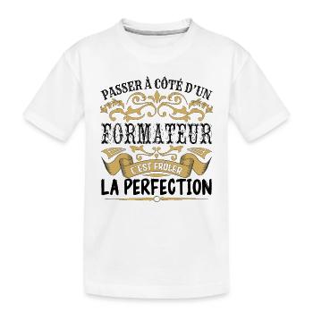 Formateur | le Meilleur cadeau Formateur - T-shirt bio Premium Enfant - blanc - Devant