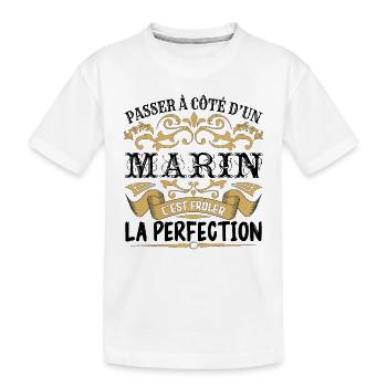 Marin | le Meilleur cadeau Marin - T-shirt bio Premium Enfant - blanc - Devant