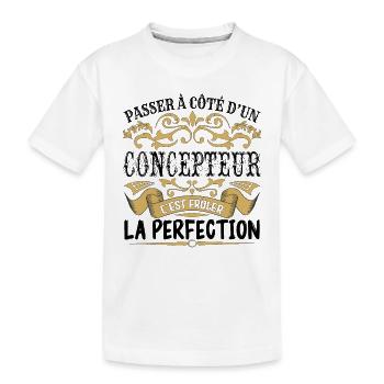 Concepteur | le Meilleur cadeau Concepteur - T-shirt bio Premium Enfant - blanc - Devant