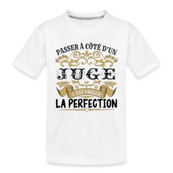 Juge | le Meilleur cadeau Juge - T-shirt bio Premium Enfant - blanc - Devant