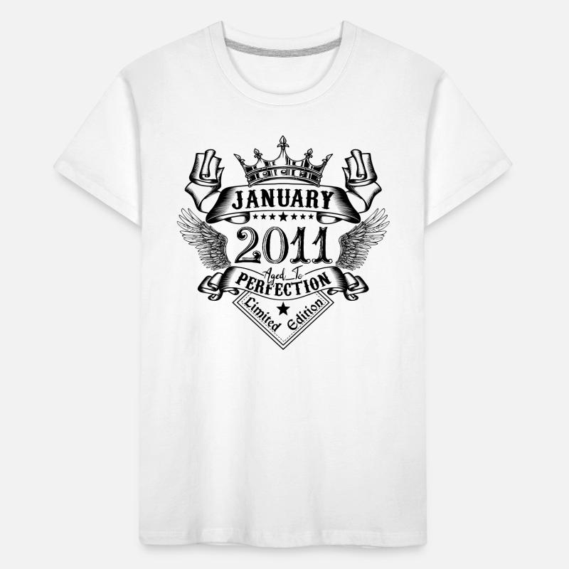 Janvier 2011 Janvier 2011 né en Janvier T-shirt bio Premium Enfant