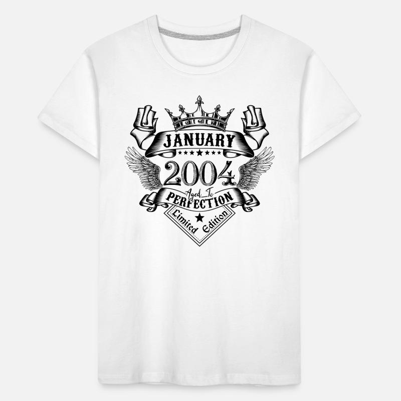 Janvier 2004 Janvier 2004 né en Janvier T-shirt bio Premium Enfant