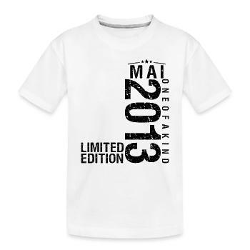 Anniversaire Mai 2013 Mai né en Mai - T-shirt bio Premium Enfant - blanc - Devant