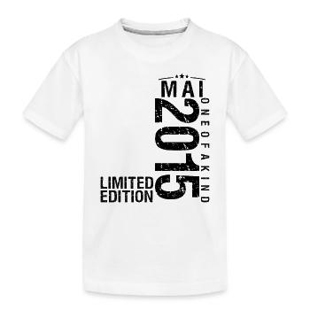 Anniversaire Mai 2015 Mai né en Mai - T-shirt bio Premium Enfant - blanc - Devant