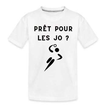 Prêt pour le sport ? - T-shirt bio Premium Enfant - blanc - Devant