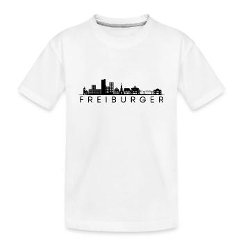 Fribourg! Fribourg, ma ville ! - T-shirt bio Premium Enfant - blanc - Devant