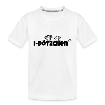 I Dötchen - Kinder Premium Bio T-Shirt - Weiß - Vorne