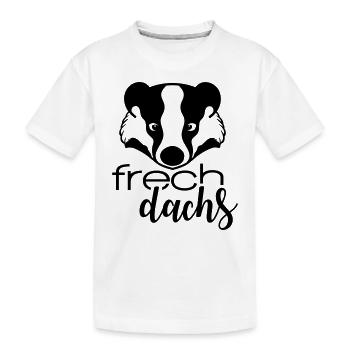 Frechdachs - Kinder Premium Bio T-Shirt - Weiß - Vorne