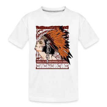 shirt, conception, t-shirt - T-shirt bio Premium Enfant - blanc - Devant