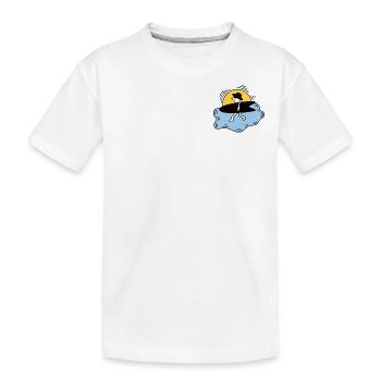Surfing Illustration - Kinder Premium Bio T-Shirt - Weiß - Vorne