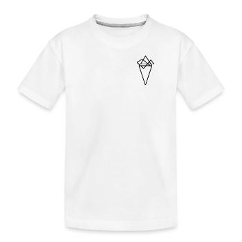 Eis - Kinder Premium Bio T-Shirt - Weiß - Vorne