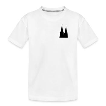Der Kölner Dom zu Köln - Kinder Premium Bio T-Shirt - Weiß - Vorne
