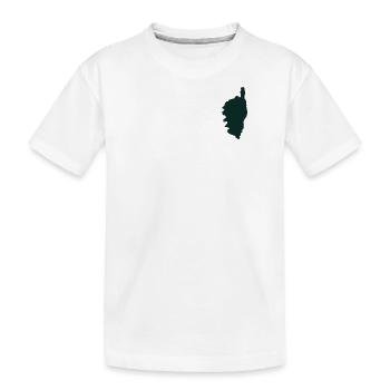 auf Korsika - Kinder Premium Bio T-Shirt - Weiß - Vorne
