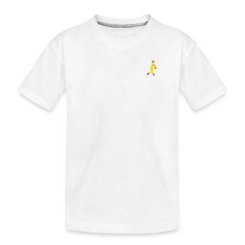 Basketball players - Tangram - Kids' Premium Organic T-Shirt - white - Front