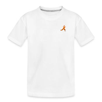 Sprinter - Tangram - Kinder Premium Bio T-Shirt - Weiß - Vorne
