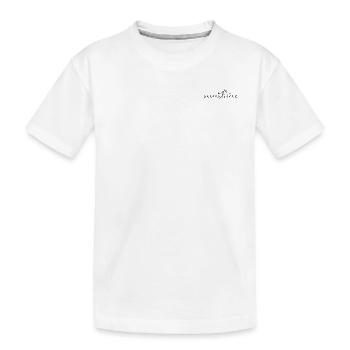 BE THE sunshine - Kids' Premium Organic T-Shirt - white - Front