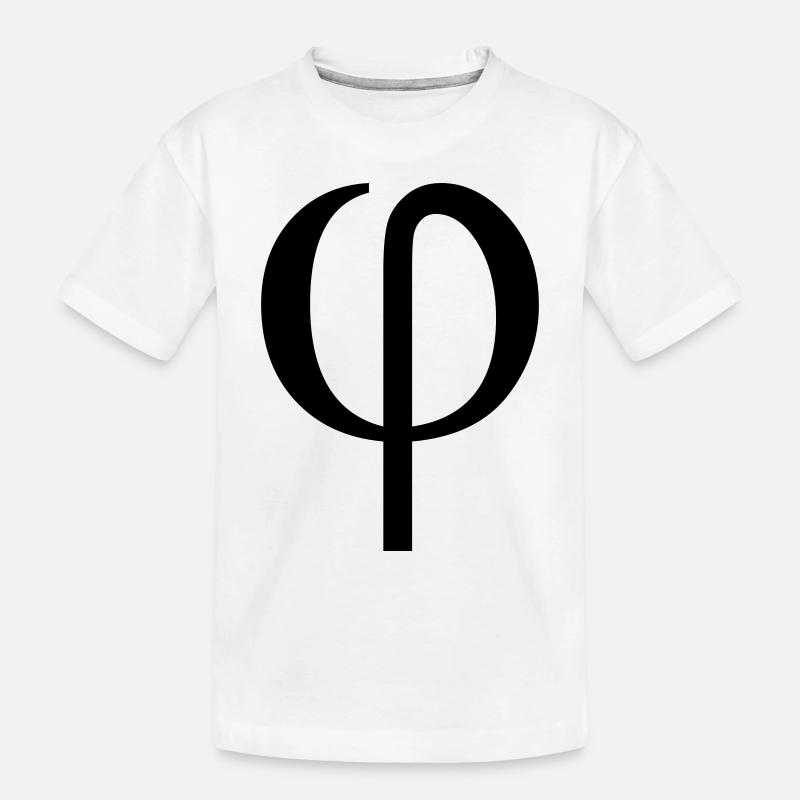 phi greek - T-shirt bio Premium Enfant - blanc