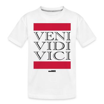 Veni Vidi Vici - Kids' Premium Organic T-Shirt - white - Front