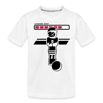 loading shot - Kinder Premium Bio T-Shirt - Weiß - Vorne