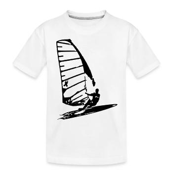 PlancheCà 4 Sail - Kids' Premium Organic T-Shirt - white - Front
