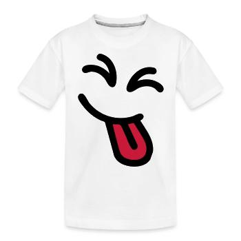 Cheeky Face - T-shirt bio Premium Enfant - blanc - Devant