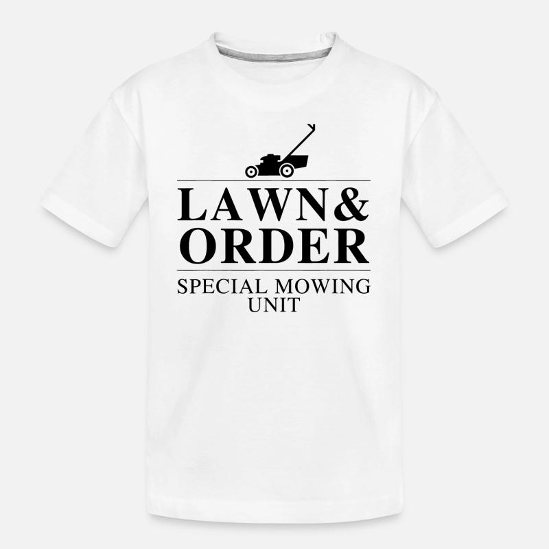 Pelouse et commande Graphique - T-shirt bio Premium Enfant - blanc