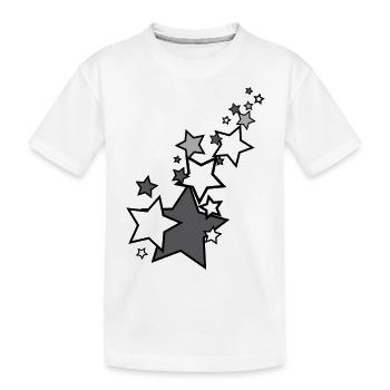 shooting star - Kids' Premium Organic T-Shirt - white - Front