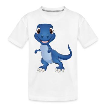 Dinosaure T-Rex - T-shirt bio Premium Enfant - blanc - Devant