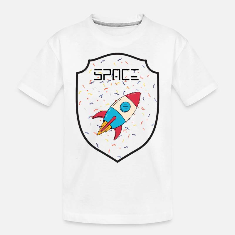 Fête de l’espace - T-shirt bio Premium Enfant - blanc