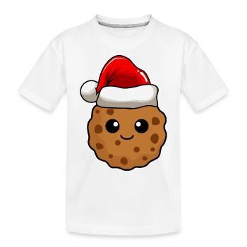 Cookies Noël BD Noël - T-shirt bio Premium Enfant - blanc - Devant