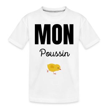 mon poussin - T-shirt bio Premium Enfant - blanc - Devant